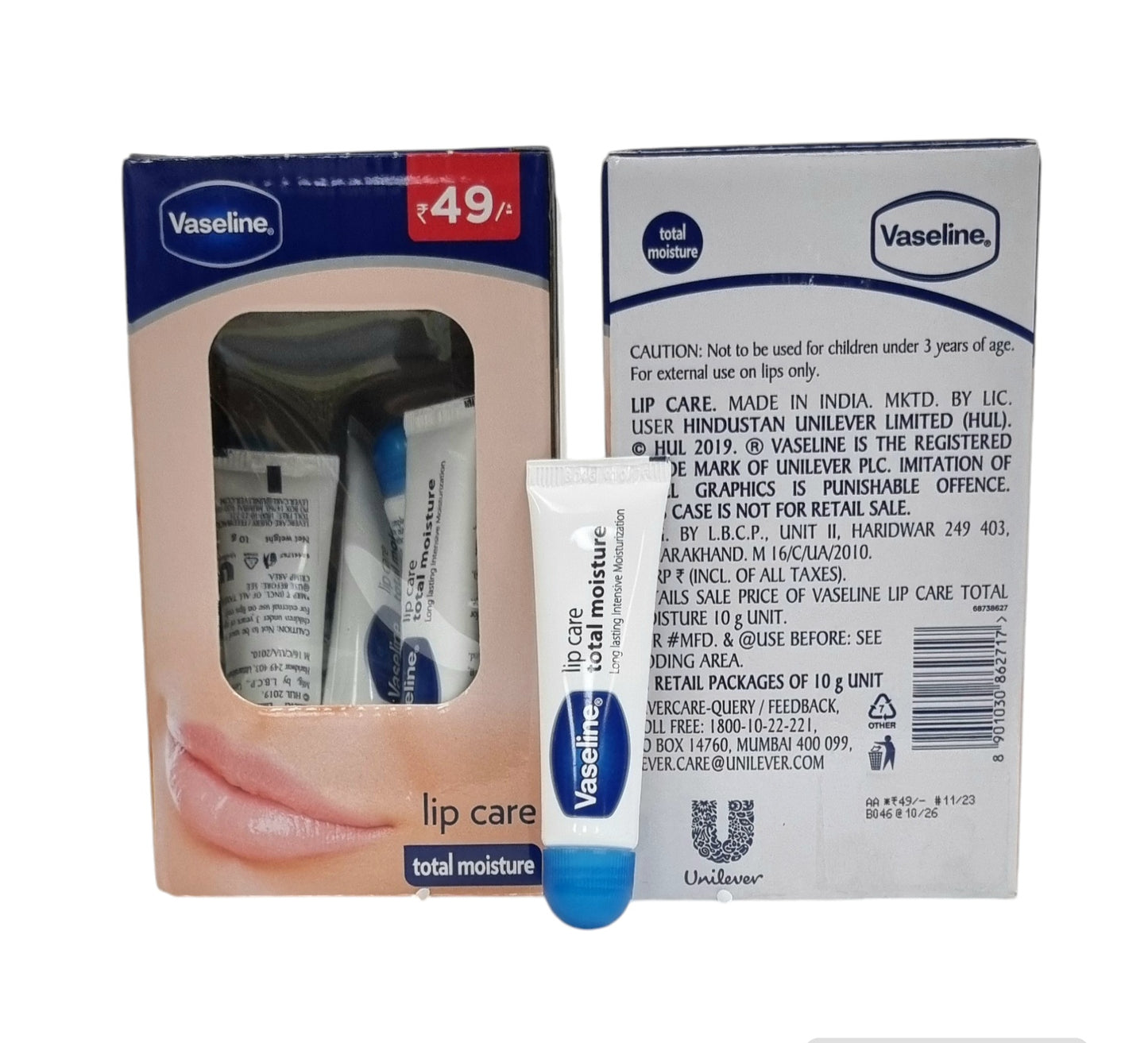 Vaseline Lip Care Total Moisture 96x10gm