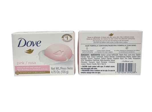 Dove Bar Soap Pink 135g
