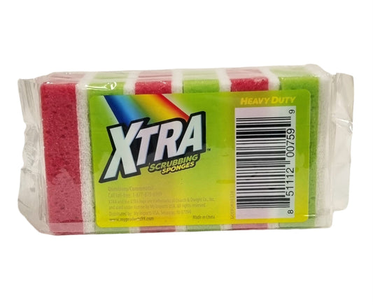 Xtra Scrubbing Sponges Heavy Duty Extra Thick 6pk
