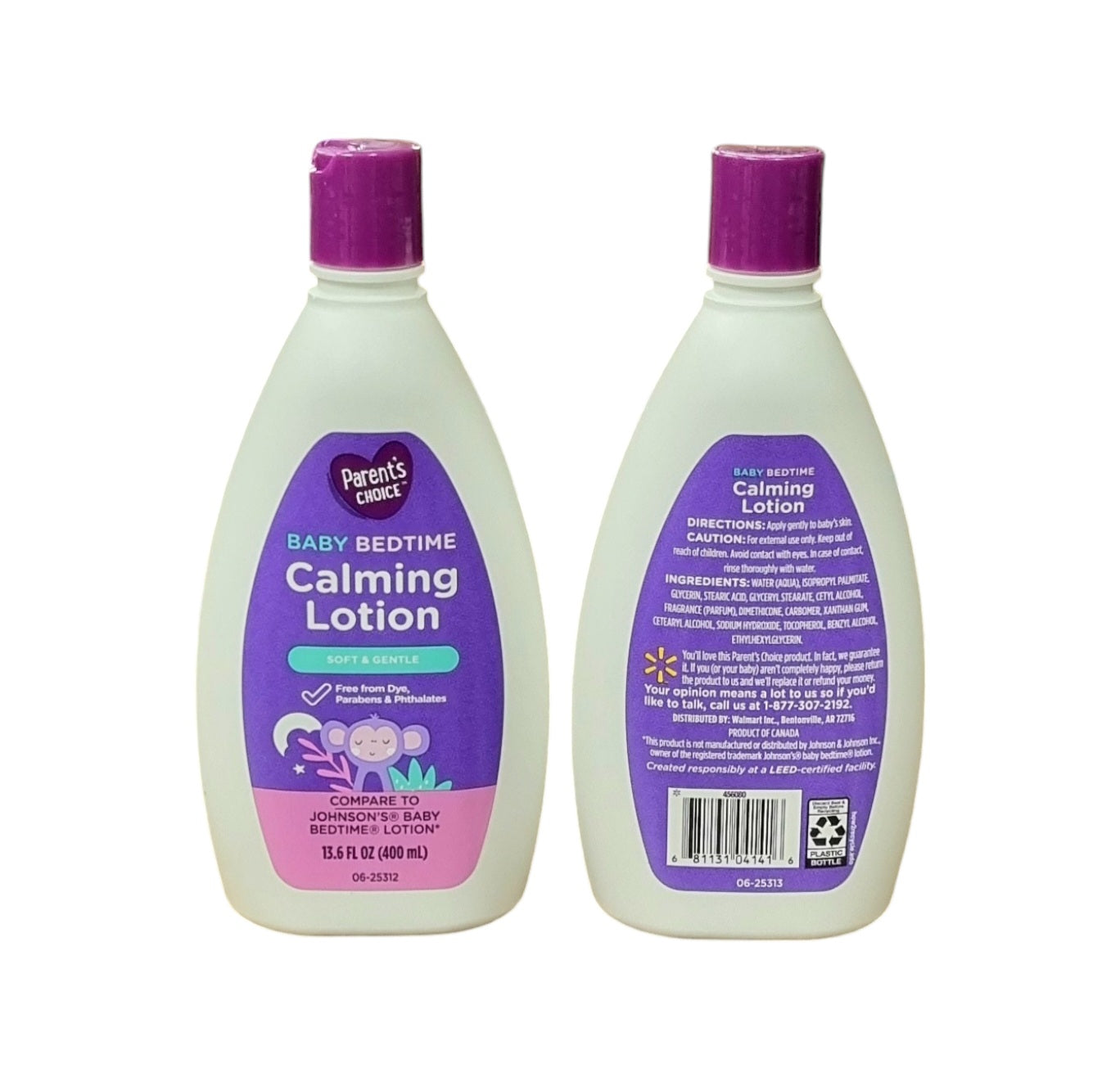 Parent's Choice Lavender Bedtime Baby Calming Lotion 13.6 Fl Oz