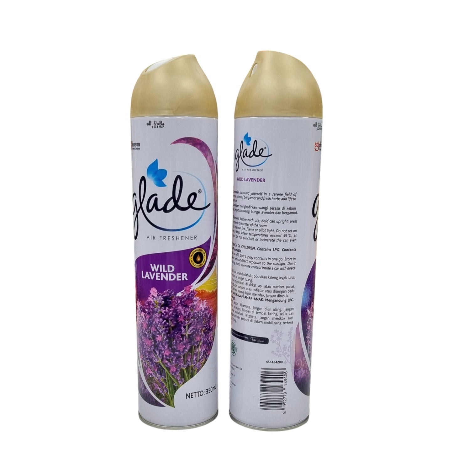 GLADE Air Freshener Wild Lavender 350ml