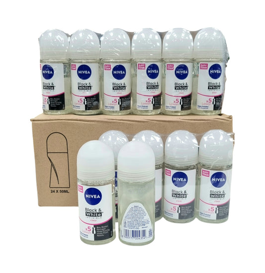 Nivea Roll On B&W Invisible Clear 1.7oz (50ml)
