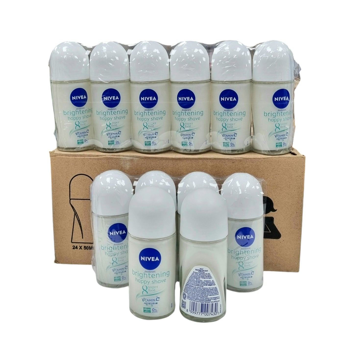 Nivea Roll On Brightening Happy Shave 1.7oz (50ml)