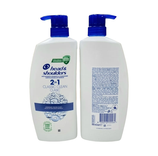 Head & Shoulders 2 in 1 Classic Clean 800ml