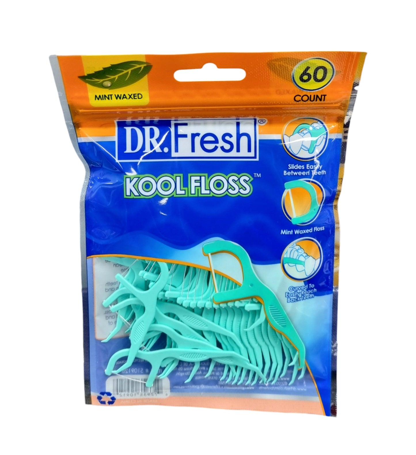 DR.FRESH KOOL FLOSS 60CT