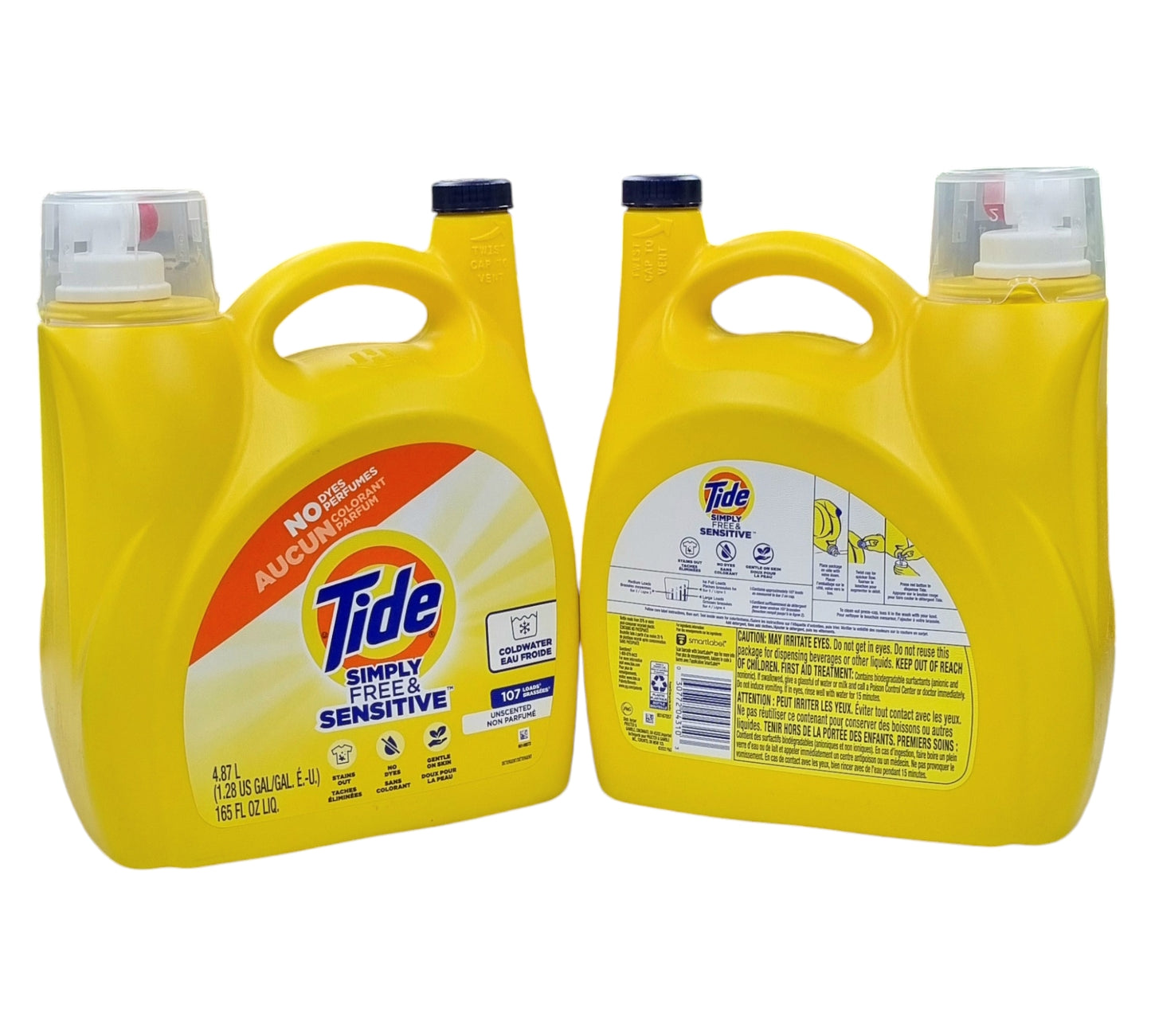 TIDE LIQUID HE F&S SIMPLE/4 165Z 107LD
