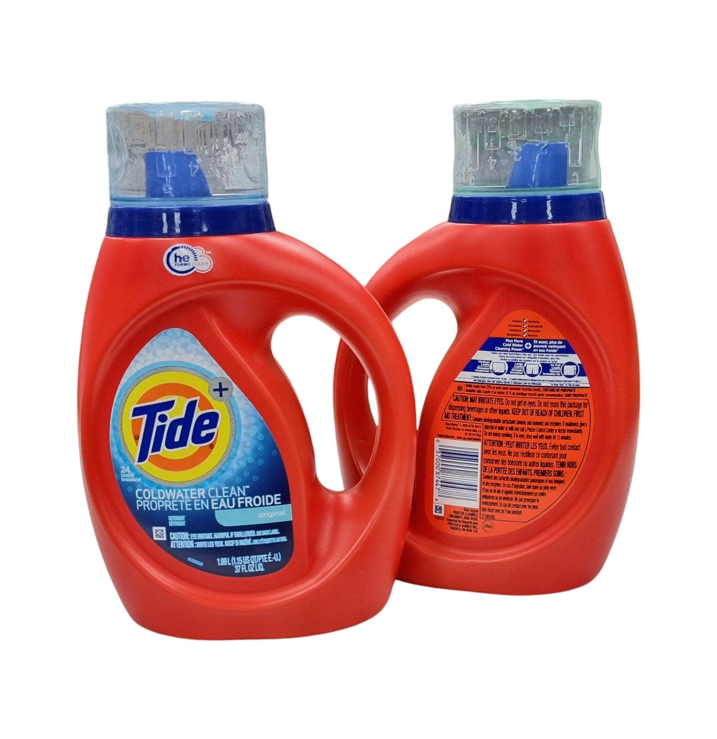 TIDE LIQUID HE COLD WATER CLEAN ORIGINAL/6 24LD 1.09L