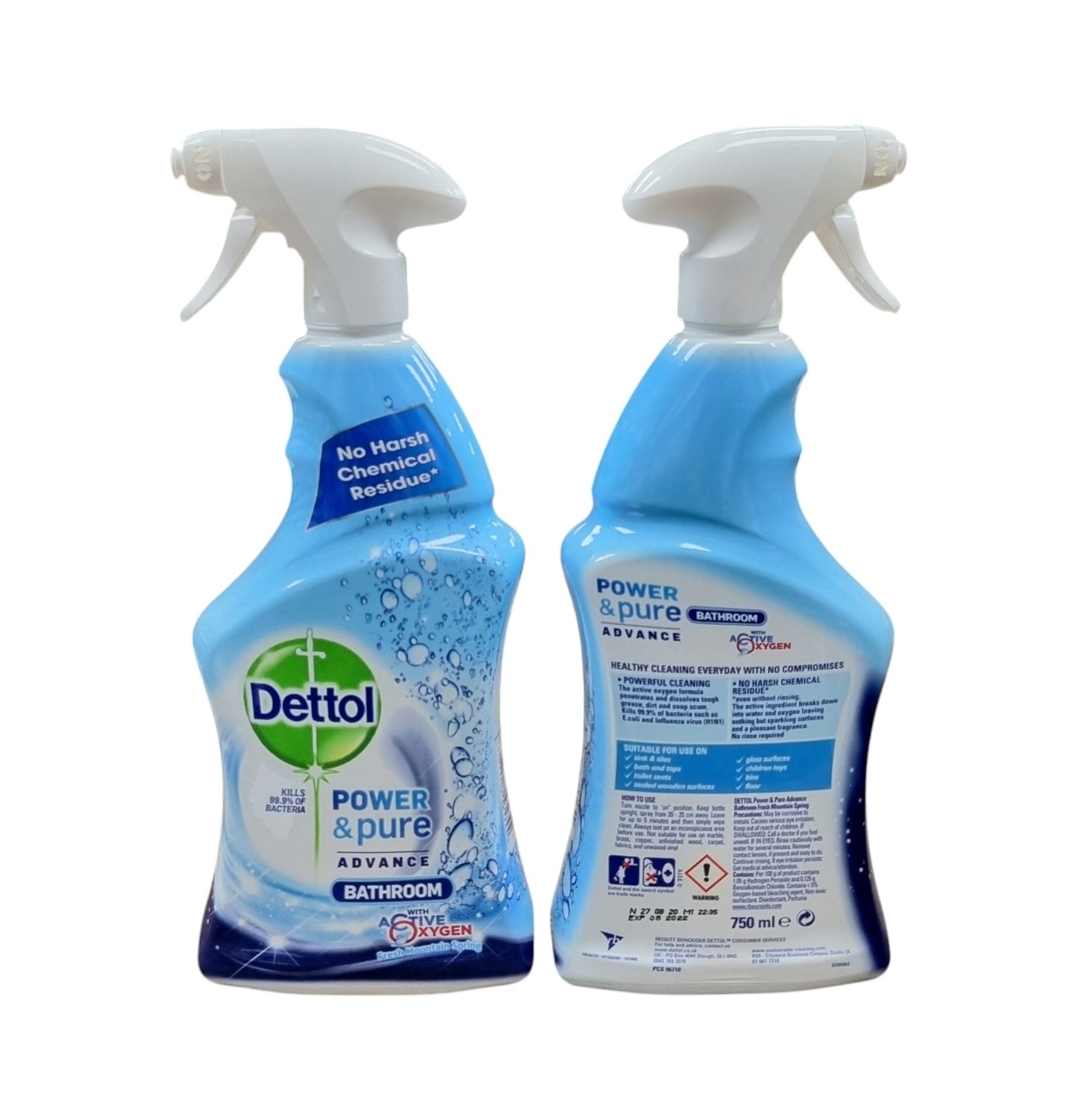 Dettol Power & Pure Advance Bathroom Cleaner 750ml