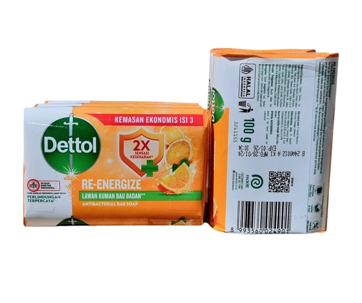 Dettol Soap RE-Energize 100g