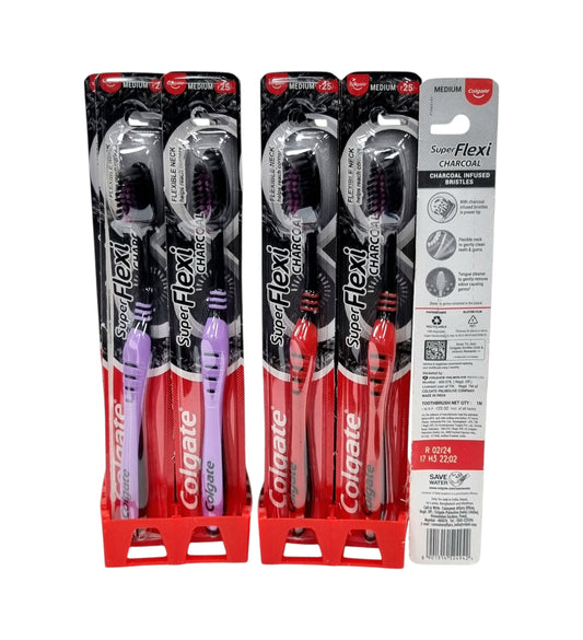 Colgate Super Flexi Charcoal Toothbrush Single