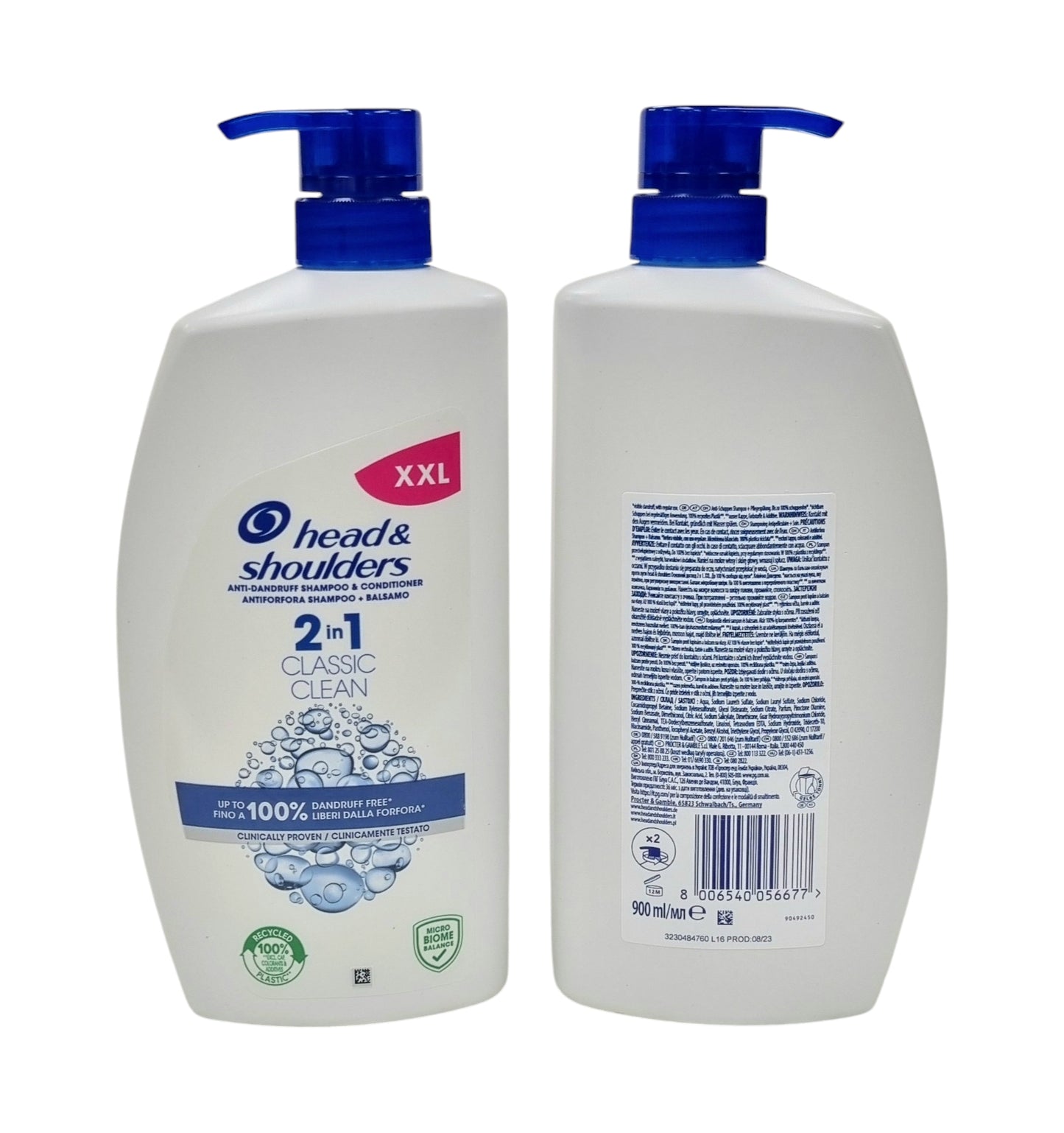 Head & Shoulders 2in1 Classic Clean 900ml