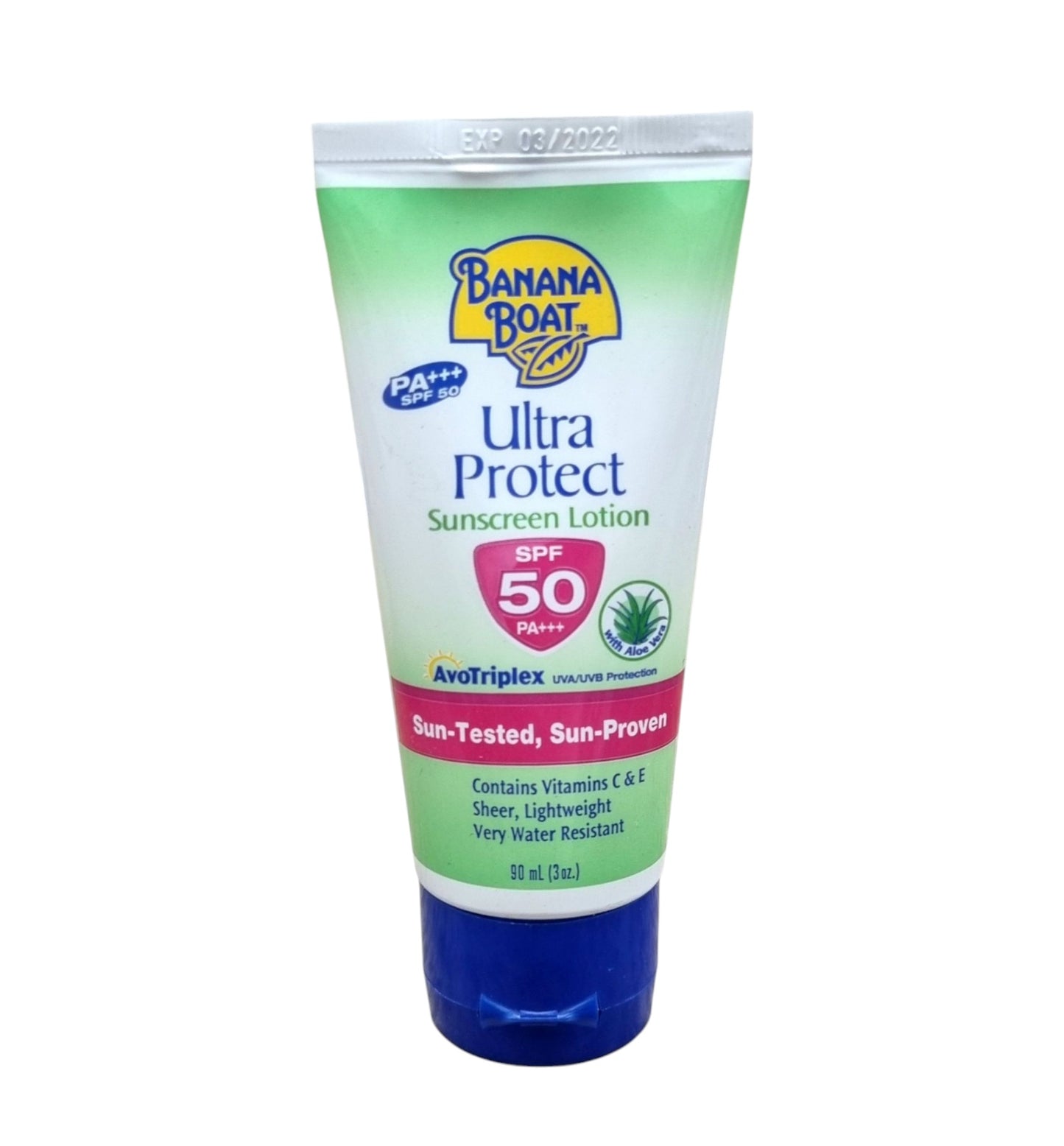 Banana Boat Ultra Protect Sunscreen Lotion SPF 50 90ml (3oz)