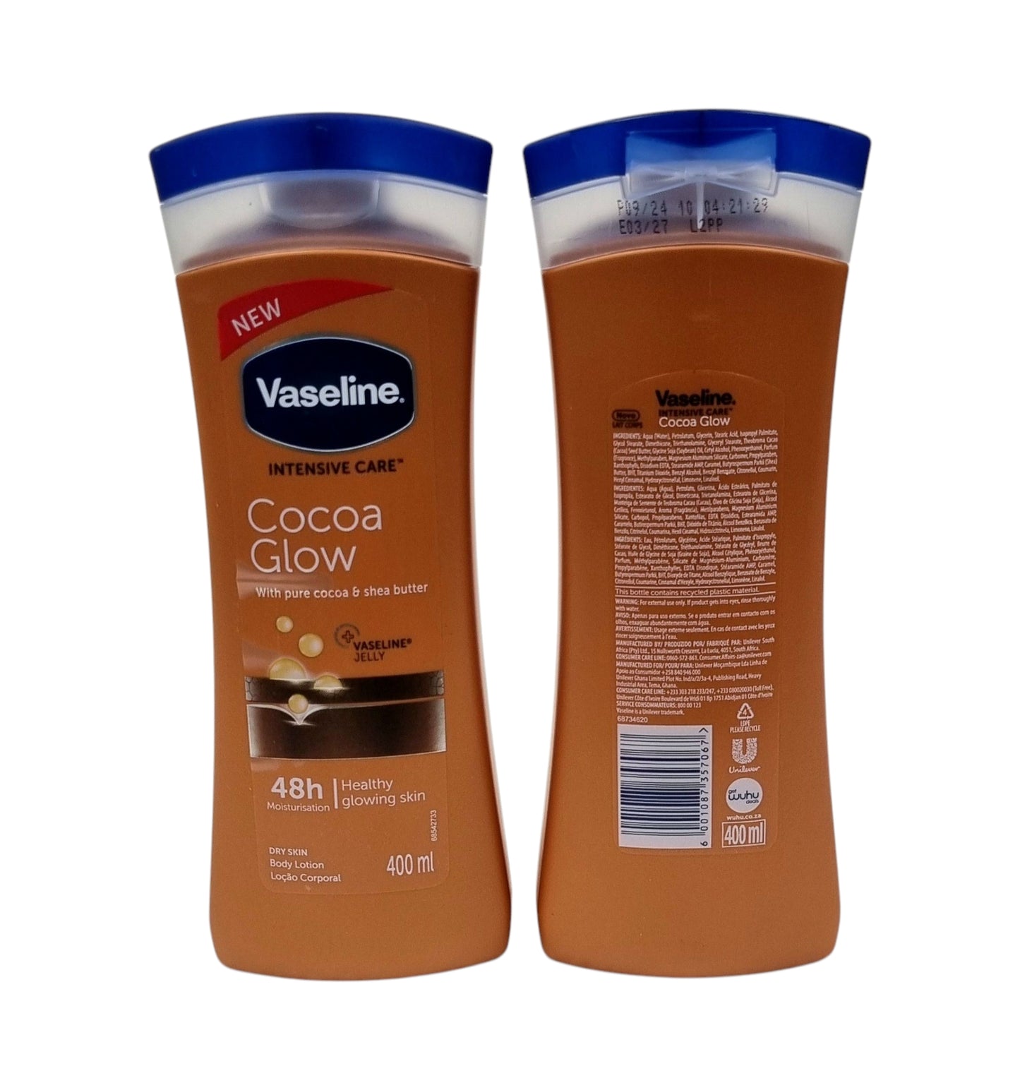 Vaseline Intensive Care Body Lotion Cocoa Glow 400ml