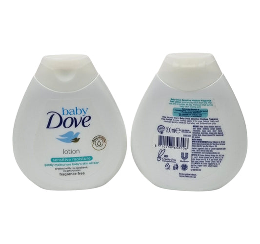 Dove Baby Lotion Sensitive Moisture Fragrance Free 200ml