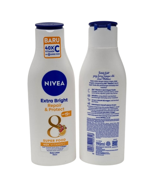 Nivea Body Lotion Extra Bright Repair & Protect SPF15 190ml