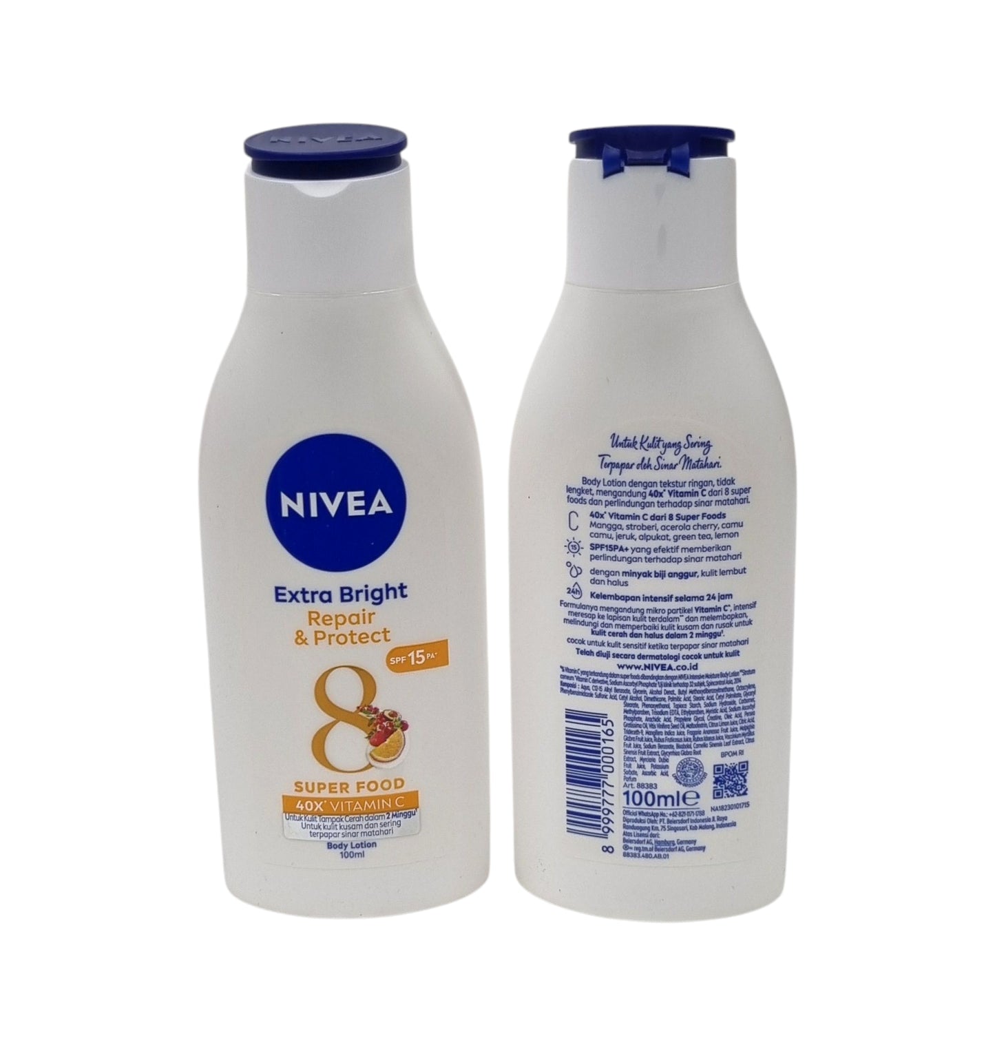 Nivea Body Lotion Extra Bright Repair & Protect SPF15 100ml