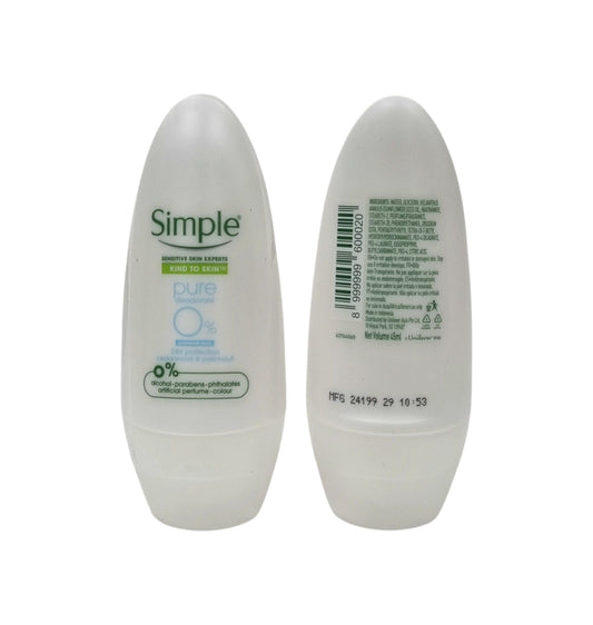 Simple Roll On Pure 45ml