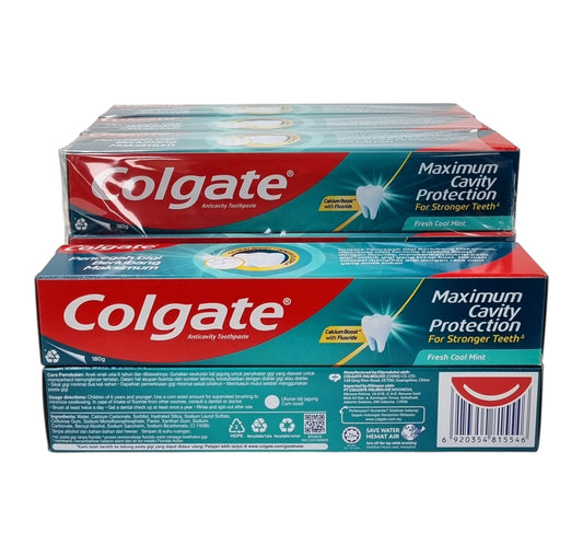 Colgate Maximum Cavity Protection Cool Mint Toothpaste 180g