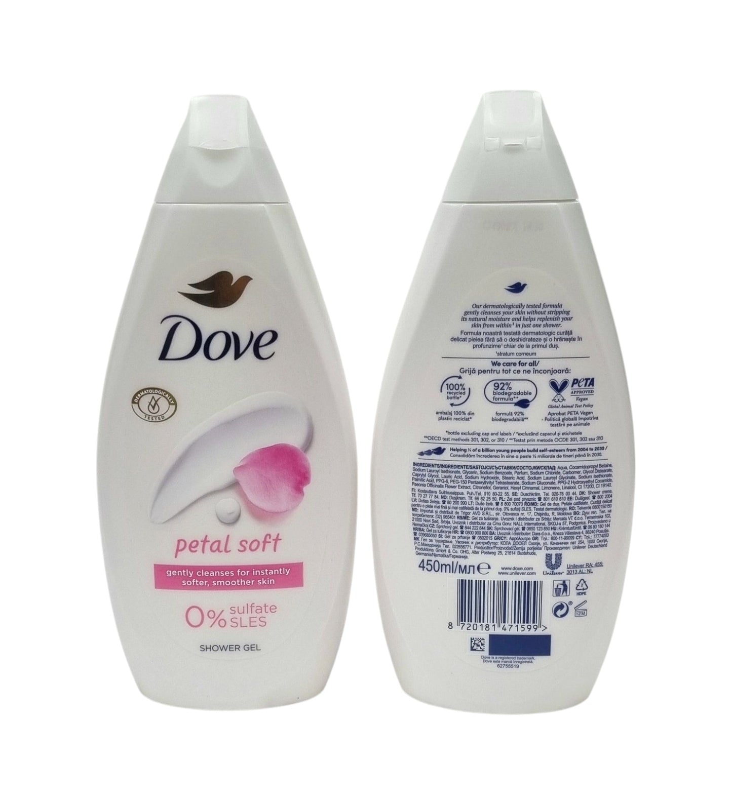 Dove Shower Gel Petal Soft 450ml