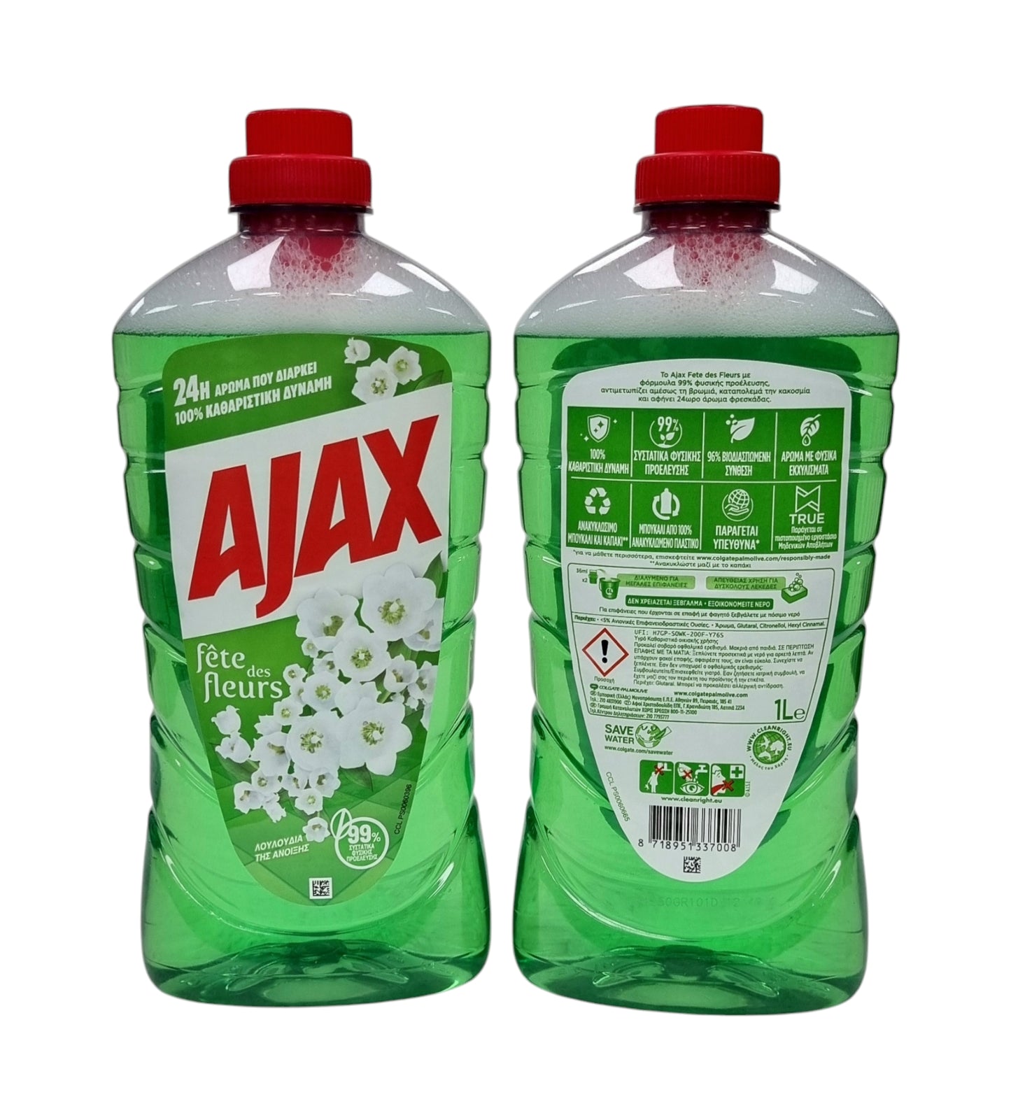 Ajax Liquid Cleaner Spring Flowers 1L(1000ml)