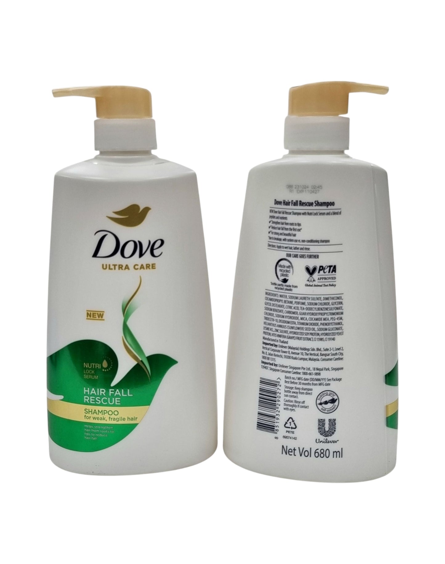 Dove Shampoo Hair Fall Rescue 680ml