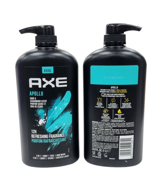 AXE Shower Gel Apollo 3 in 1 1L