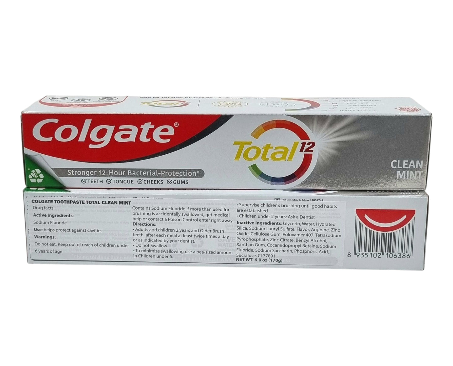 Colgate Total CLEAN MINT Toothpaste 170g