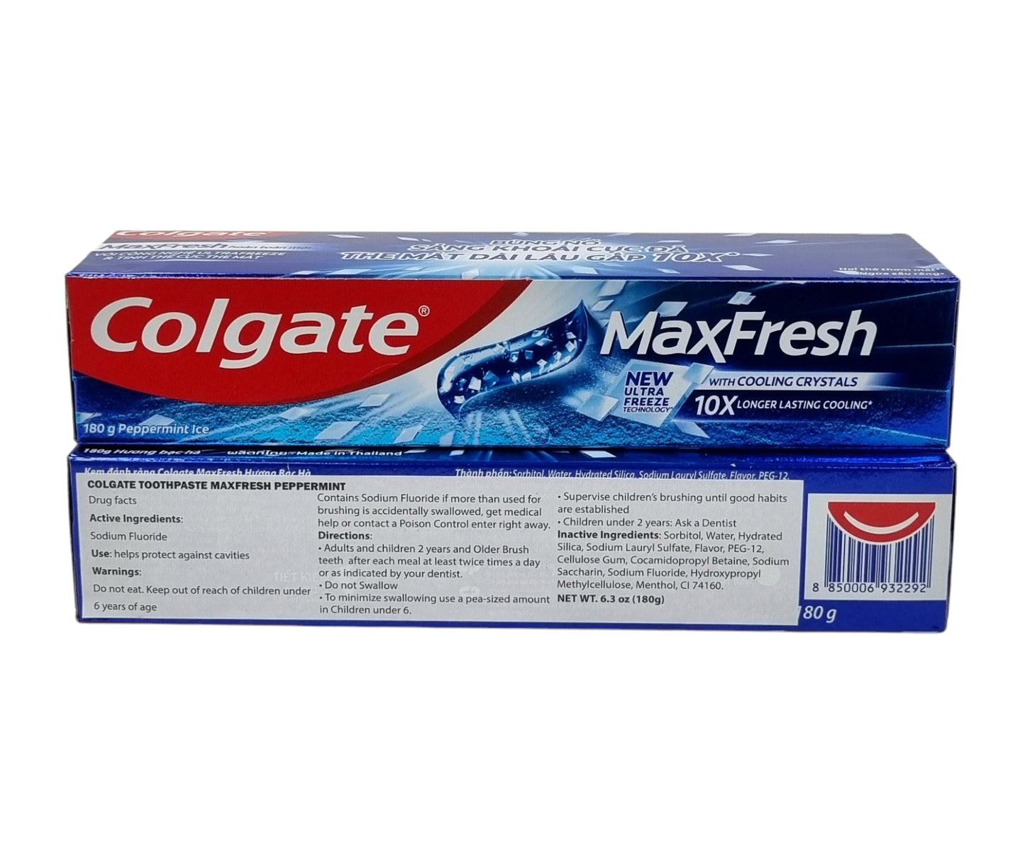 Colgate Toothpaste MaxFresh Peppermint 180g