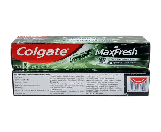 Colgate Toothpaste MaxFresh Bamboo Charcoal 180g