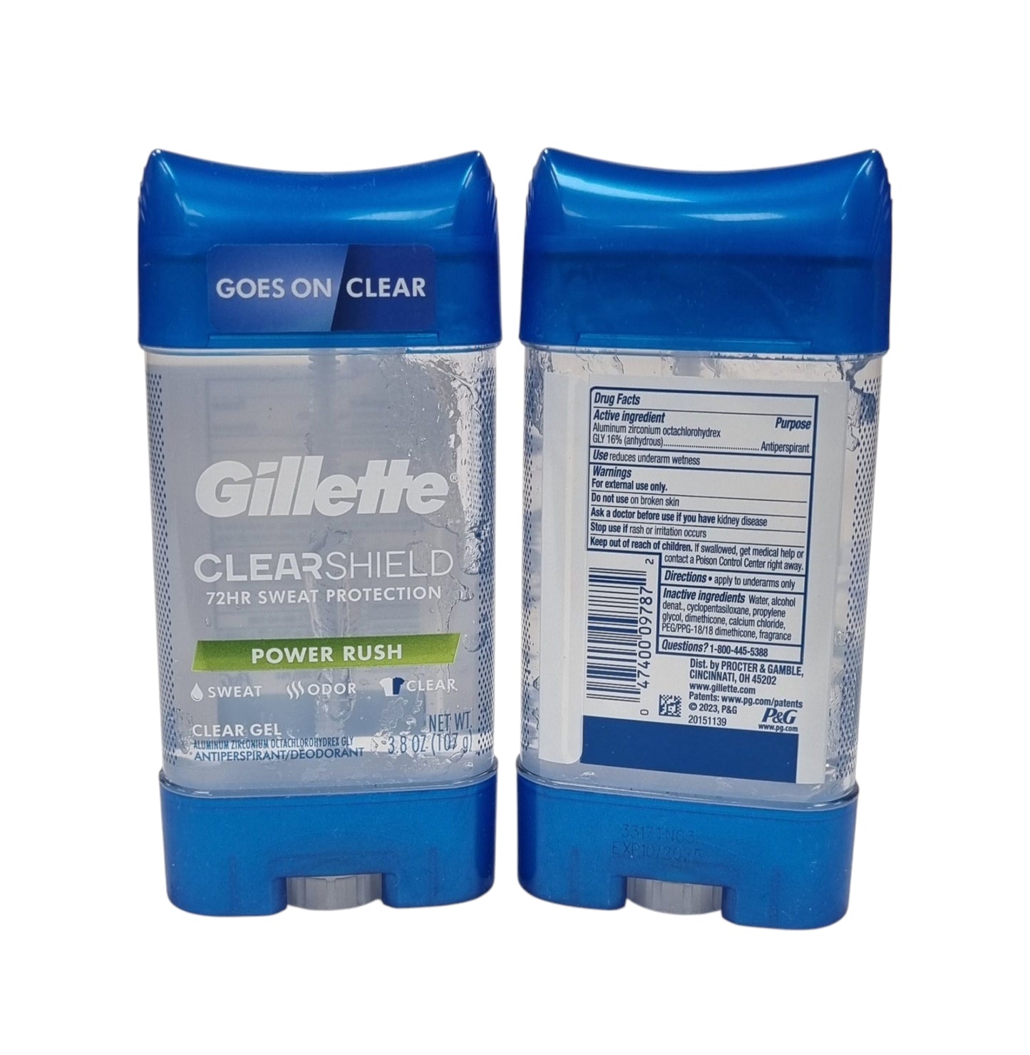 Gillette Stick Power Rush 3.8oz(107g)