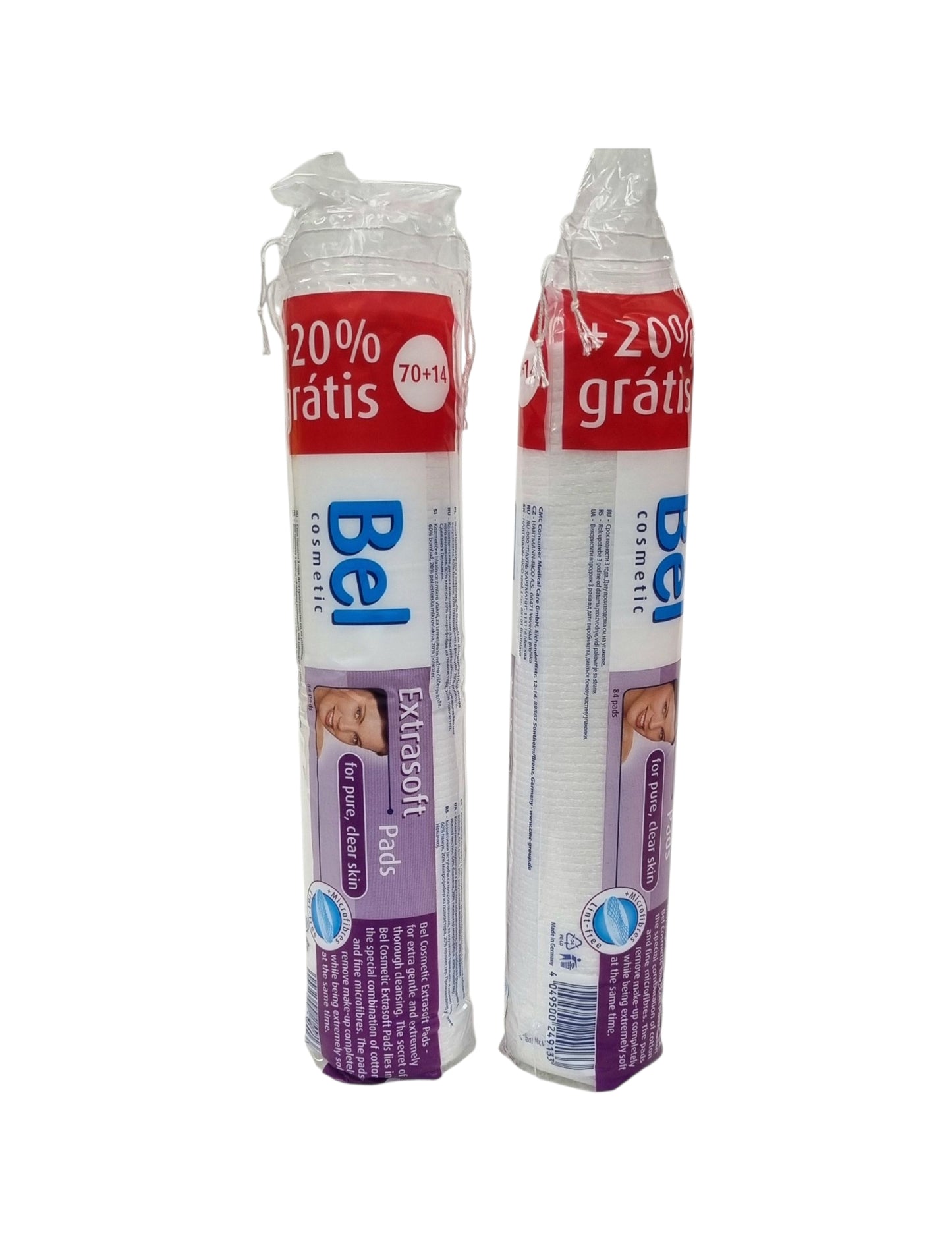 Bel Premium Cotton Pads Cosmetic Extra soft 84pcs