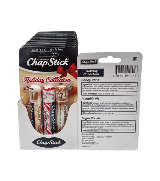 ChapStick Holidat Collection Sugar cookie 3ct