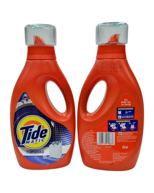 Tide Matic Top Load Liquid Laundry Detergent 850ml