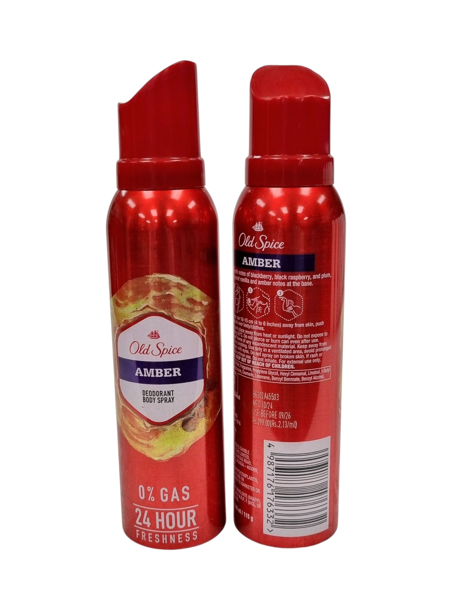 Old Spice Body Spray Amber 140ml