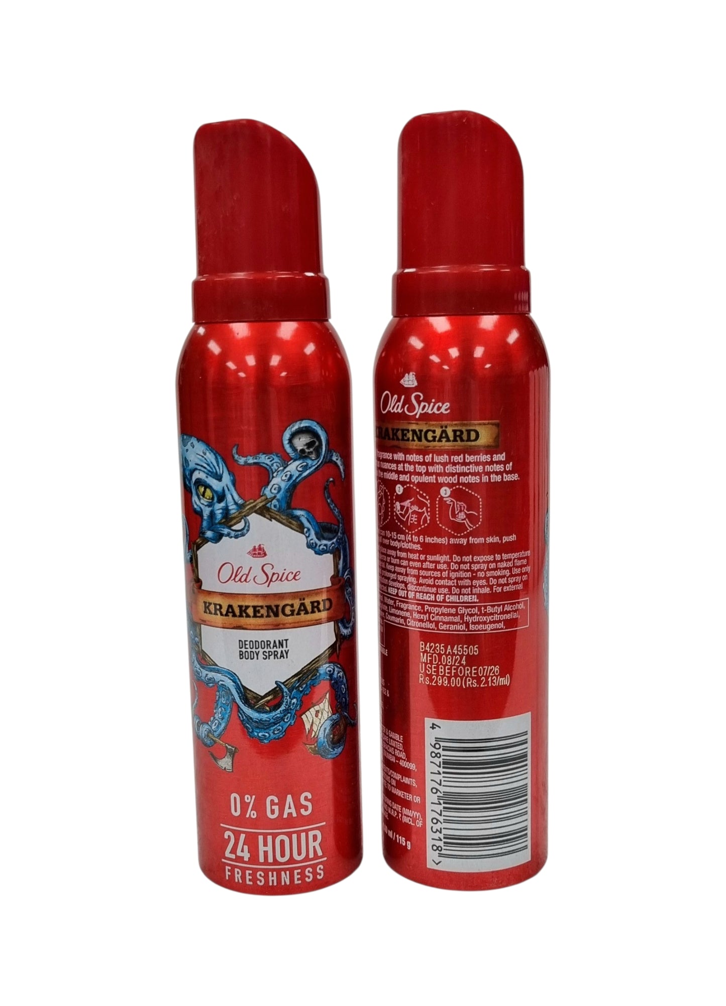 Old Spice Body Spray Krakengard 140ml