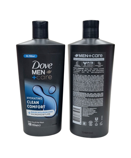 Dove Shower Gel Men+Care Hydrating Clean Comfort 700ml