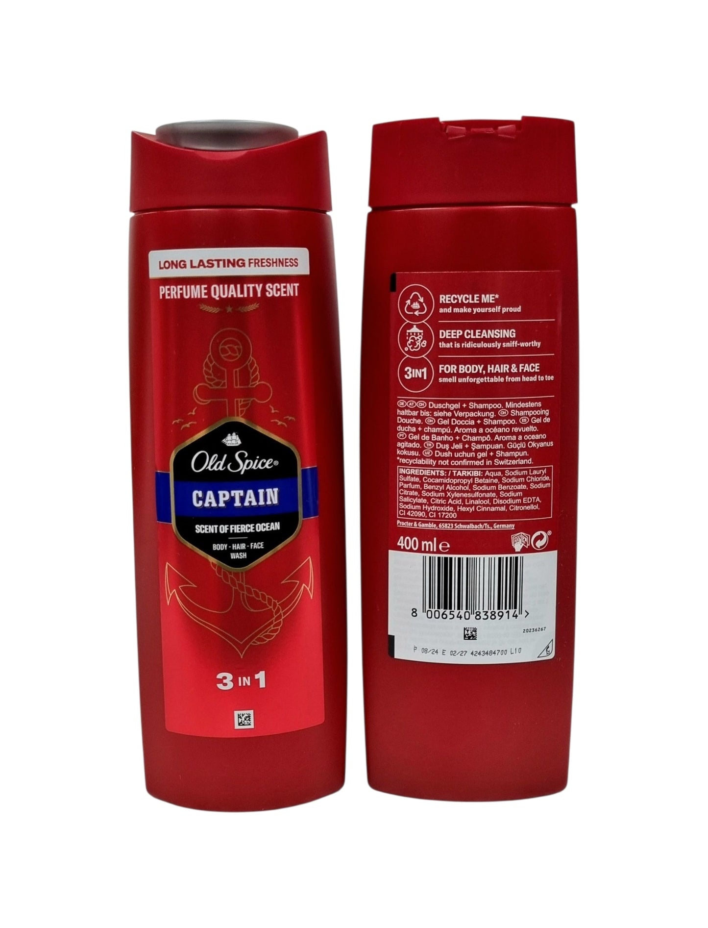 Old Spice Captain 3 in 1 shower gel 400ml