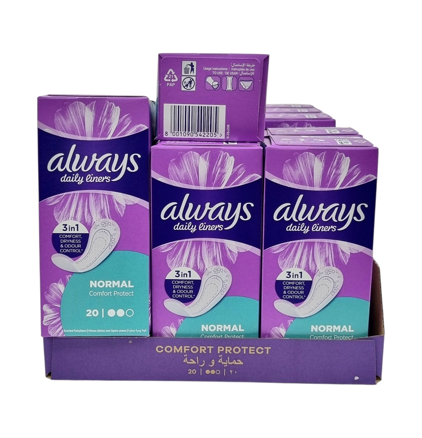 Always Pads Daily Liners Size N 20ct