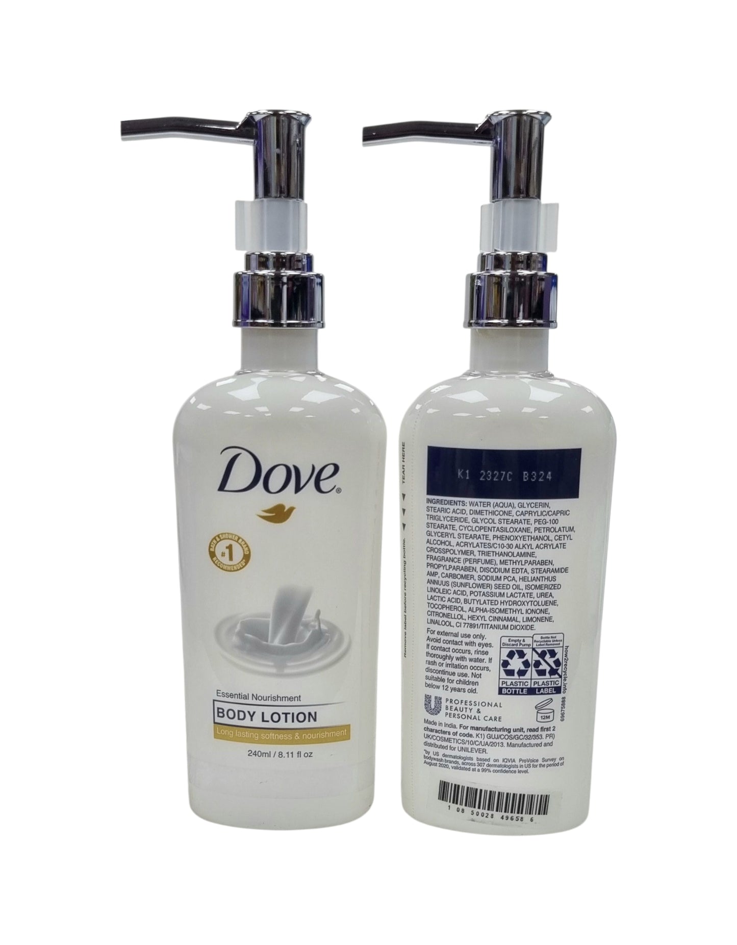 Dove Body Lotion Essential Nourishment 240ml