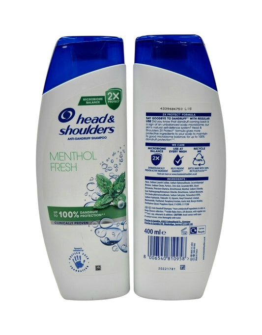Head & Shoulders Menthol Fresh Shampoo 400ml