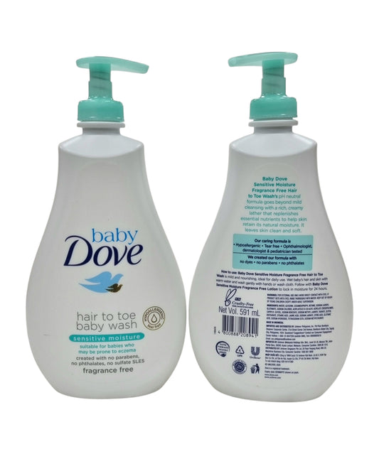 Dove Baby Hair to Toe Baby Wash - Sensitive Moisture 591ml