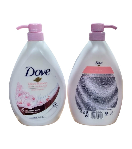 Dove Body Wash Sakura Blossom W/Pump 1L