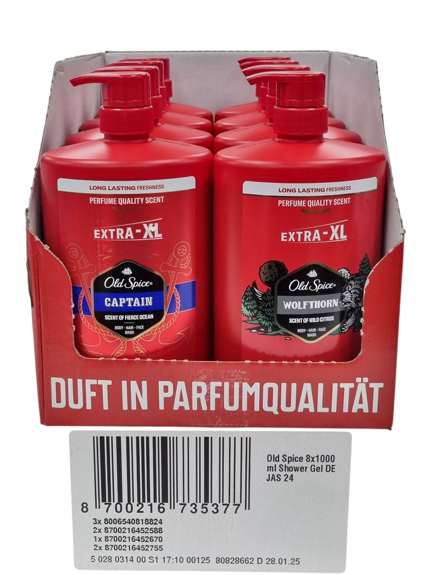 Old Spice Assortment 4ass Shower Gel 3in1 1L