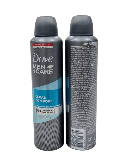 Dove Body Spray Men+Care Clean Comfort 250ml