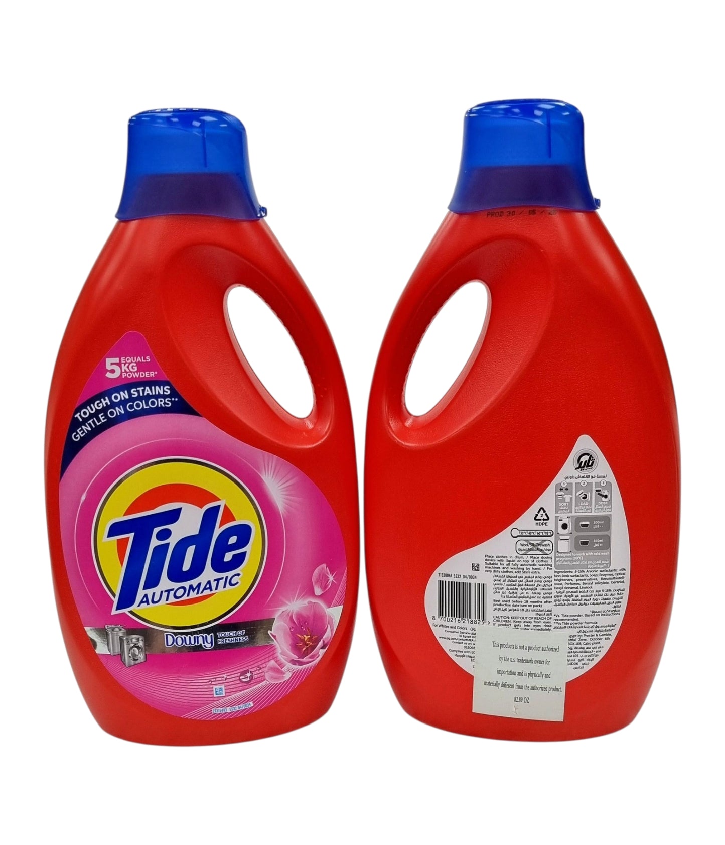 TIDE Liquid Detergent Downy Touch Of Freshness 82.89oz