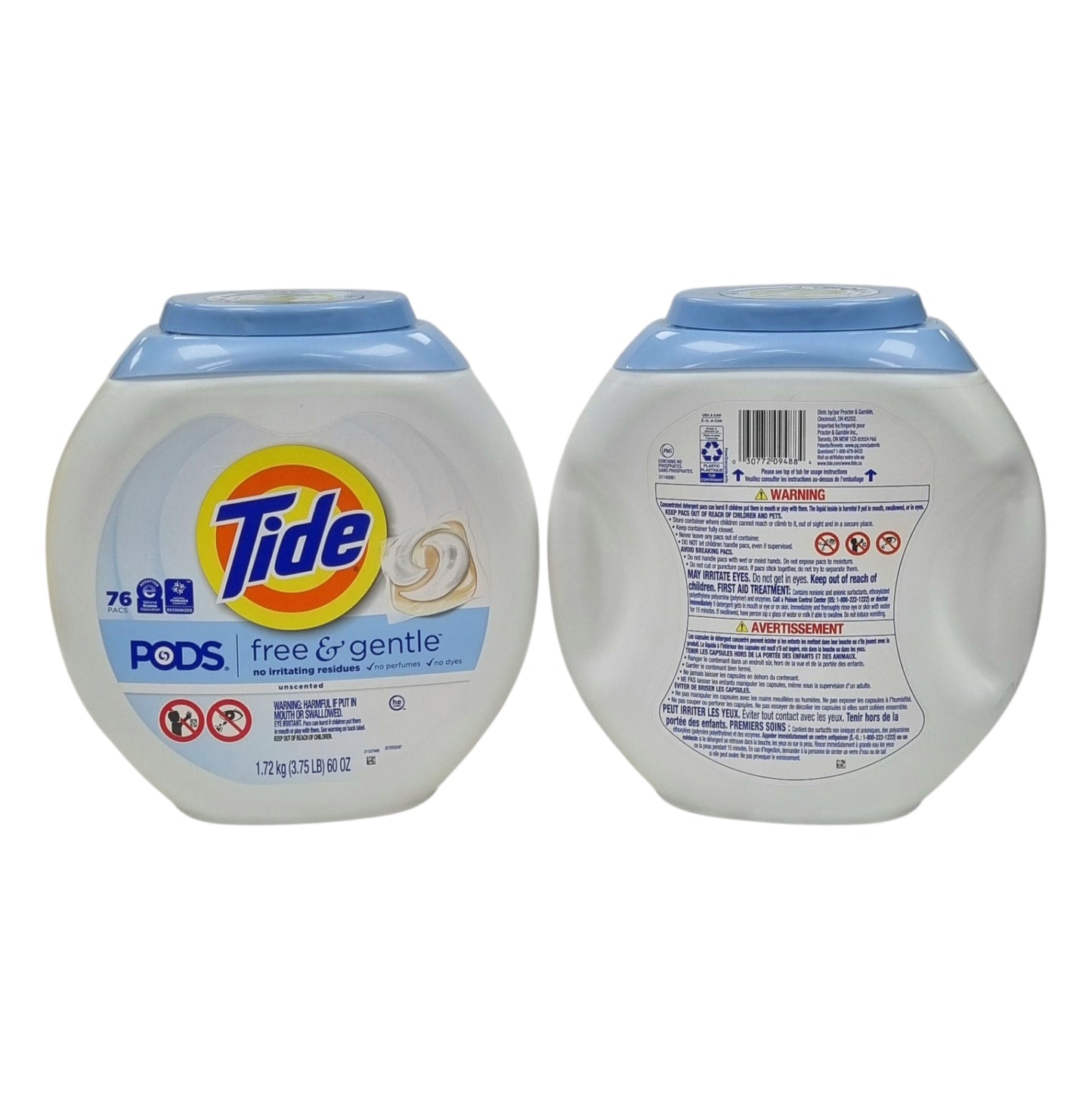 Tide Pods Free and Gentle 76ct
