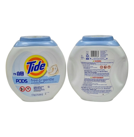 Tide Pods Free and Gentle 76ct